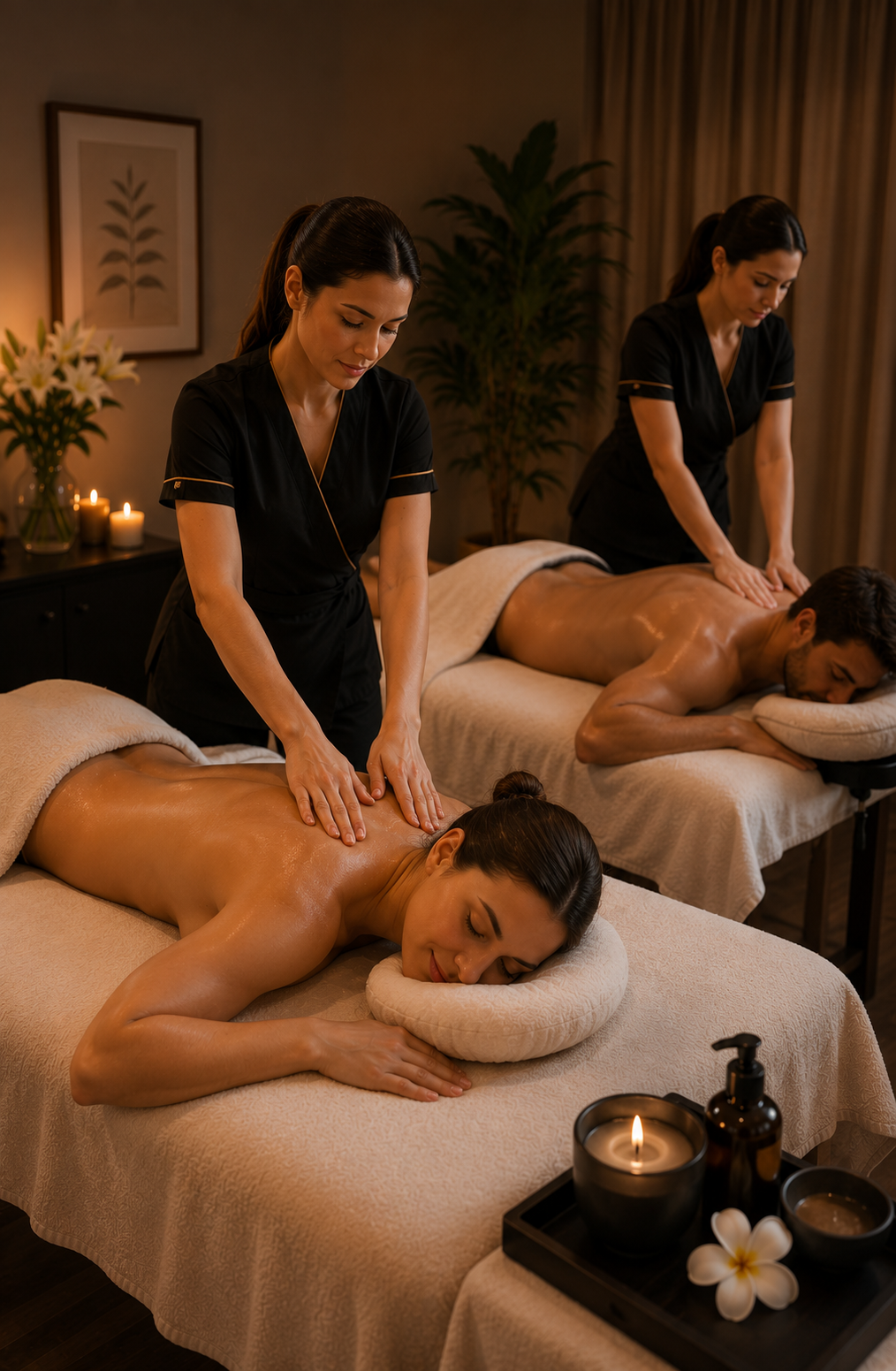 Professional couples massage