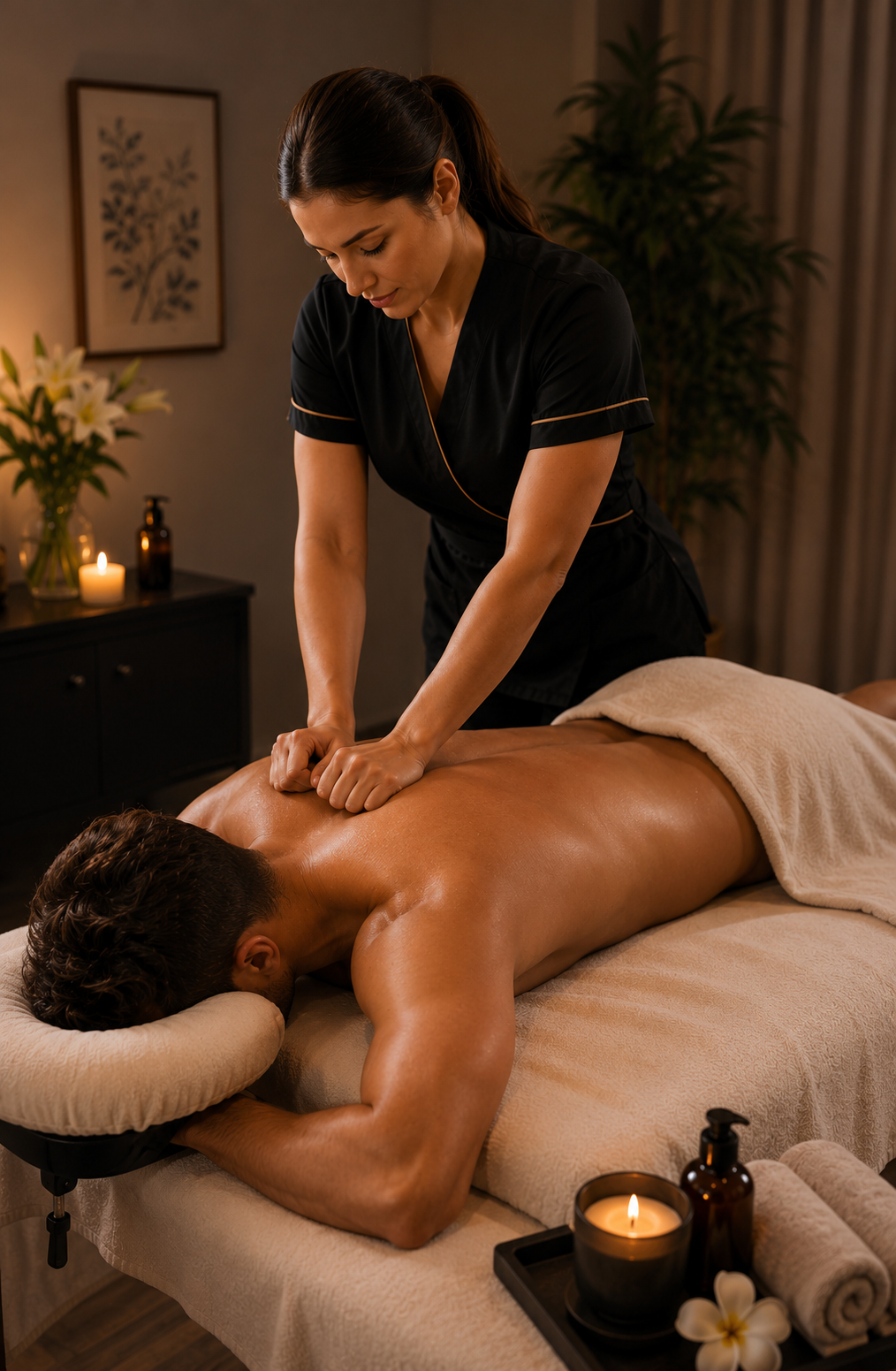 Professional deep tissue massage